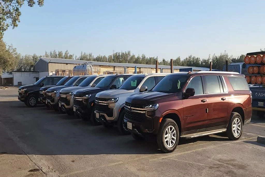 SUVs Transport with Drivers for VIP & Crew Travel in Saudia Arabia