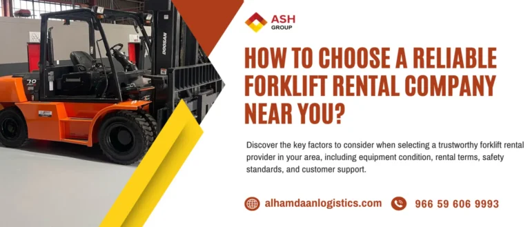 Forklift Rental Near Me How to Choose the Right Provider in KSA